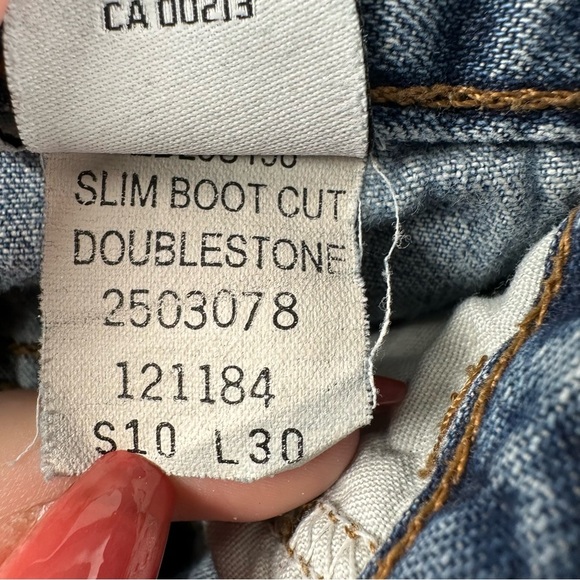 Vintage Calvin Klein Slim Bootcut Jeans – Double Stone Wash, Size 10 (30 Length) - Picture 4 of 10